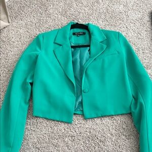 Elegant Teal Women's Blazer